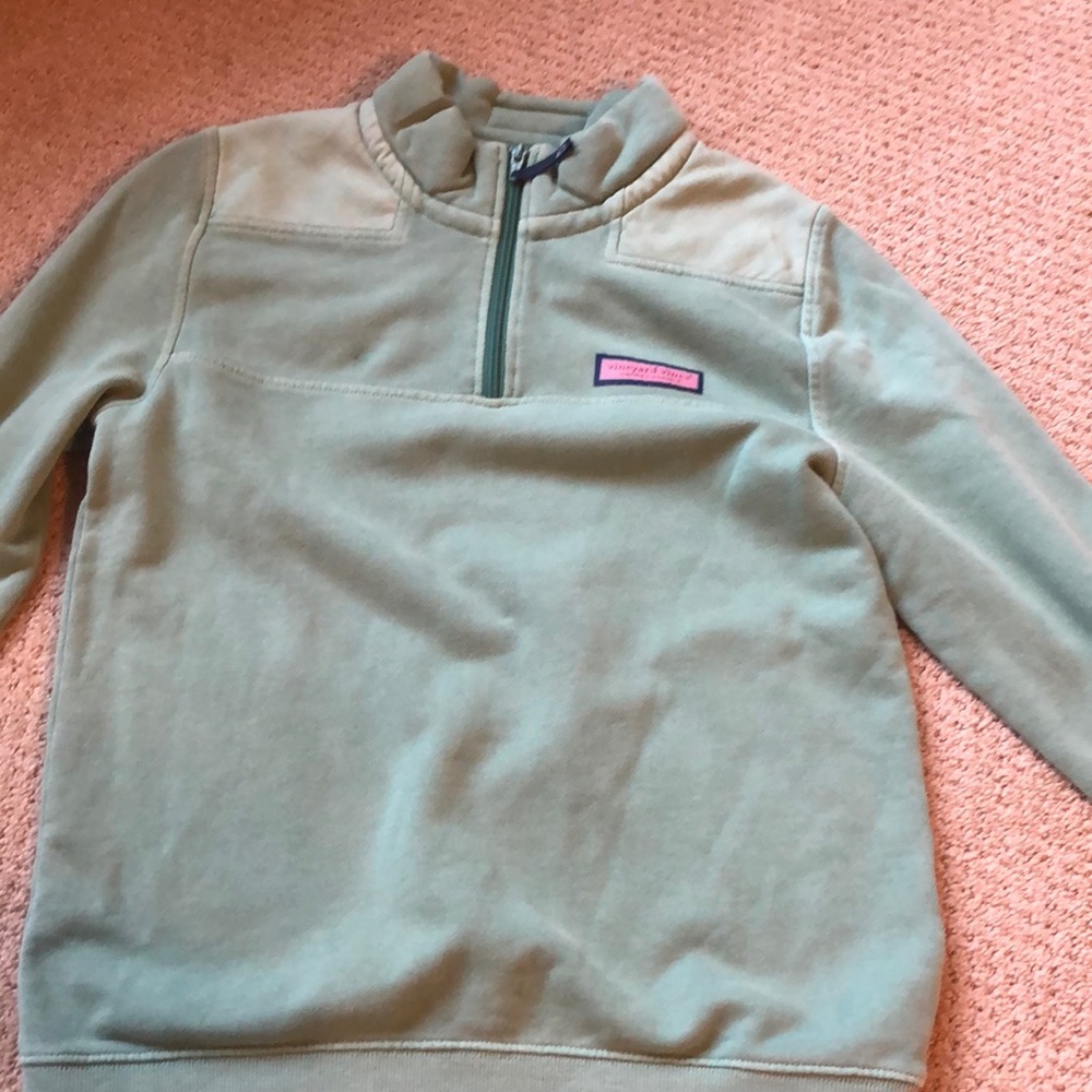Green Vineyard Vines Shep Shirt Boys L